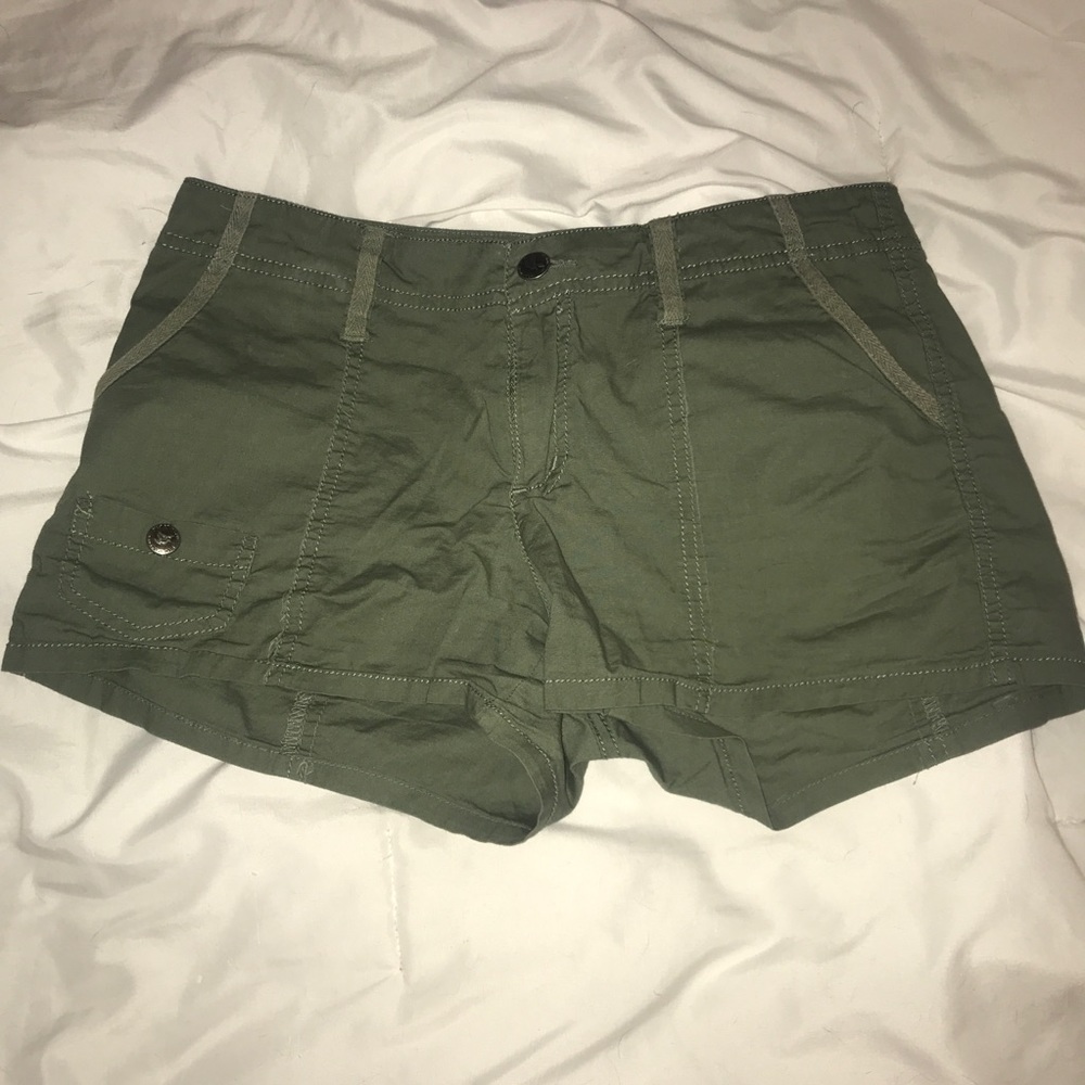 Green khaki Shorts
